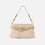 Borsa a spalla media in suede 106176A0F6 C50Q PINKO Beige-grigio fumo-antique 