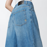 Jeans palazzo in denim medio chiaro 104601A2DR PJO PINKO Lav. medio chiaro 