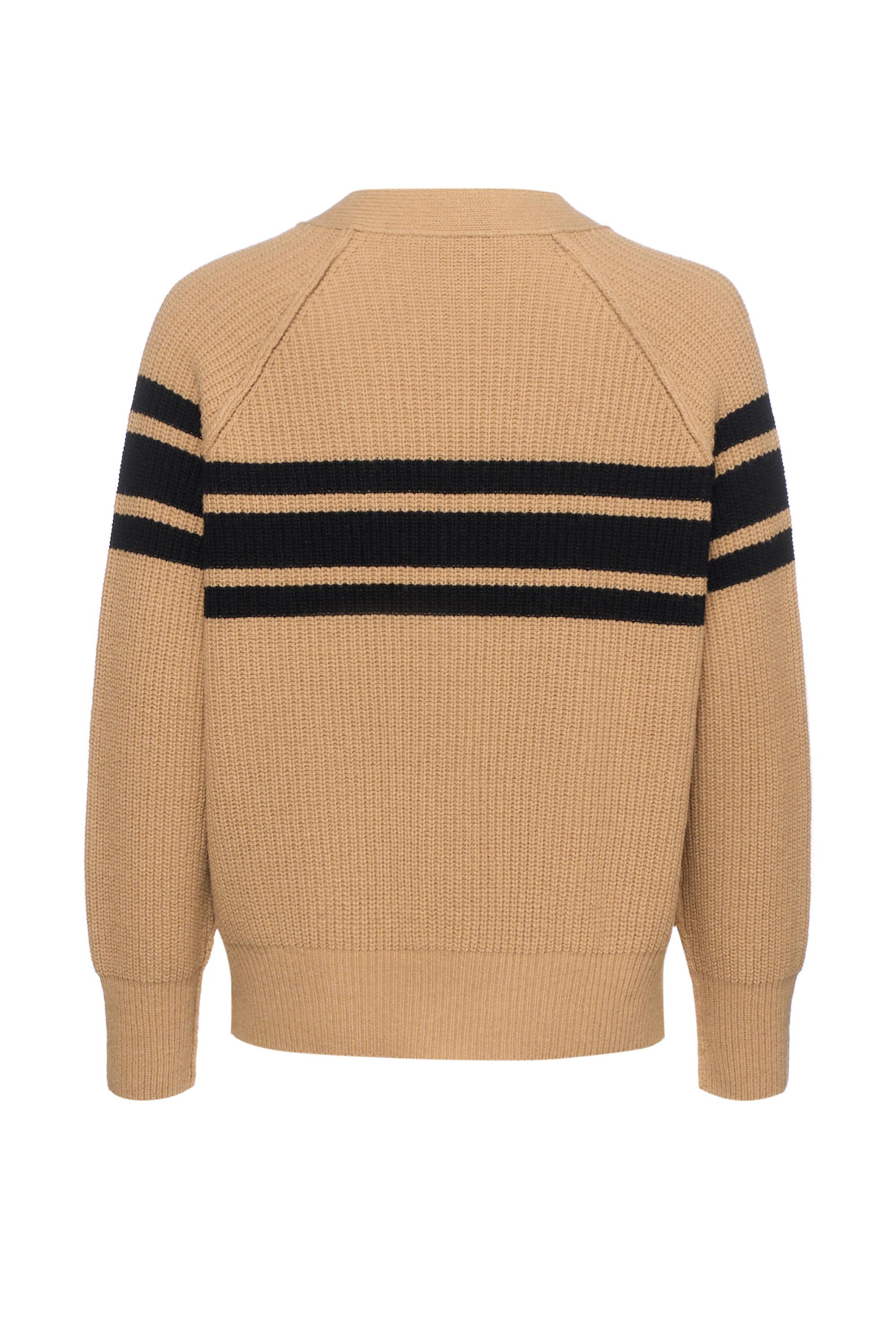 Cardigan in lana D47EN010EO1 MF784 ERMANNO FIRENZE Cammello 