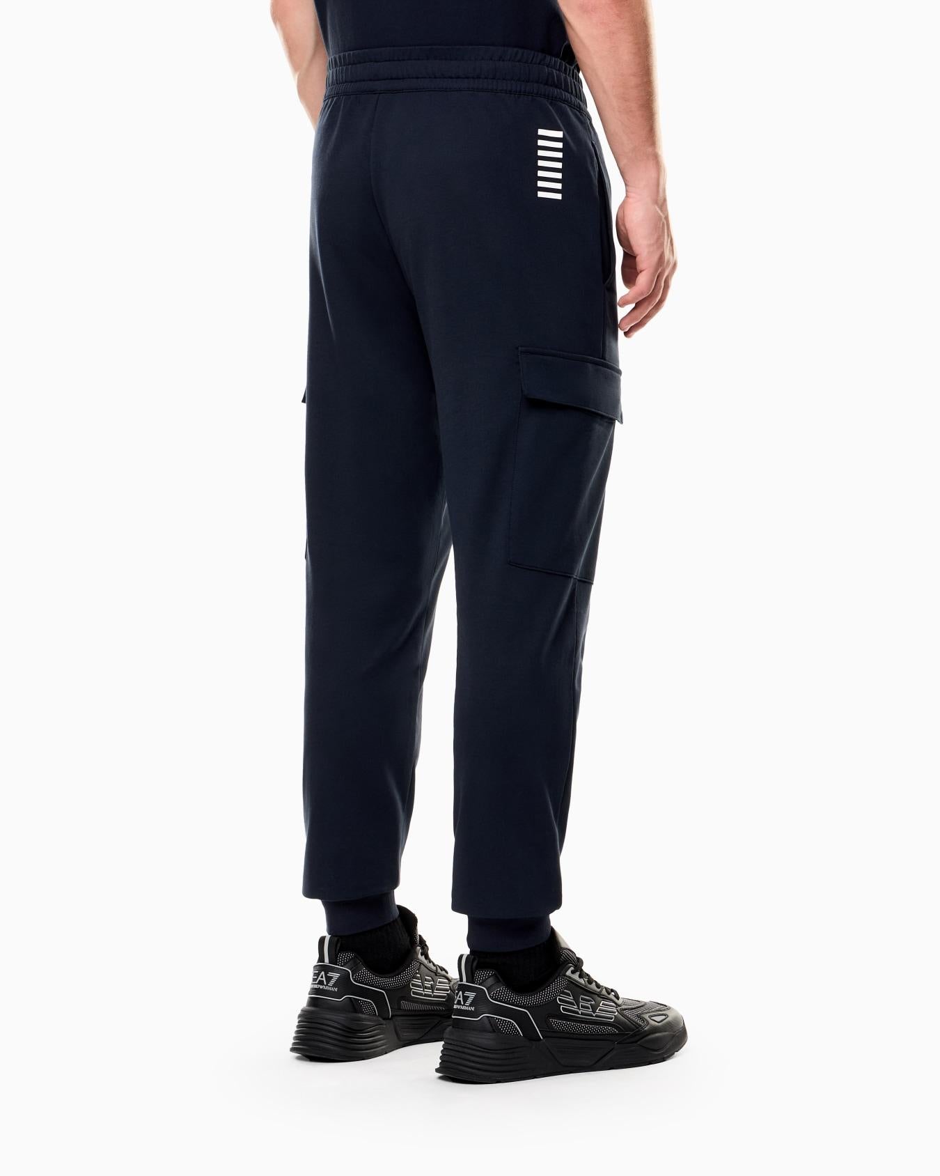 Pantaloni cargo Core Identity in cotone 8NPP67 PJVRZ 1562 EA7 Blue 