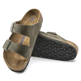 Ciabatta in pelle oliata ARIZONA 1027039 FADED KHAKI BIRKENSTOCK Faded khaki 