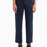 Pantaloni chino in jersey misto lana Travel Essential 6R1P62 1JOBZ 09B3 EMPORIO ARMANI Blu navy 