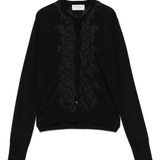Cardigan con pizzo D46EN016EA2 MF099 ERMANNO FIRENZE Nero 