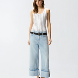 Top canotta con dettagli gioiello 106265A334 Z04 PINKO Bianco brill. 