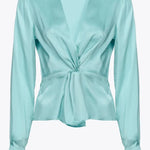 Blusa Loose Fit 100108ZR64 E77 PINKO Green 
