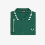 Polo manica corta M3600 81B FRED PERRY Sptgrn/ltic/ltic 