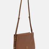 Borsa a tracolla con tre scomparti 105161A0QO L17Q PINKO Marrone-leone-antique gold 