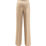 Pantalone in lino 104929A34I D41 PINKO Beige chantilly 