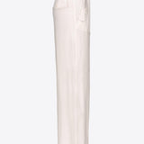 Pantaloni in twill di viscosa 103563A1WU P97 PINKO Rosa 
