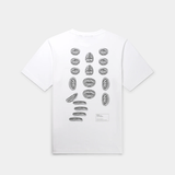 T-Shirt manica corta SENSES 2511150 WHITE DAILY PAPER White 