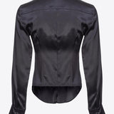 Camicia in satin di seta 100612ZR64 Z99 PINKO Black 