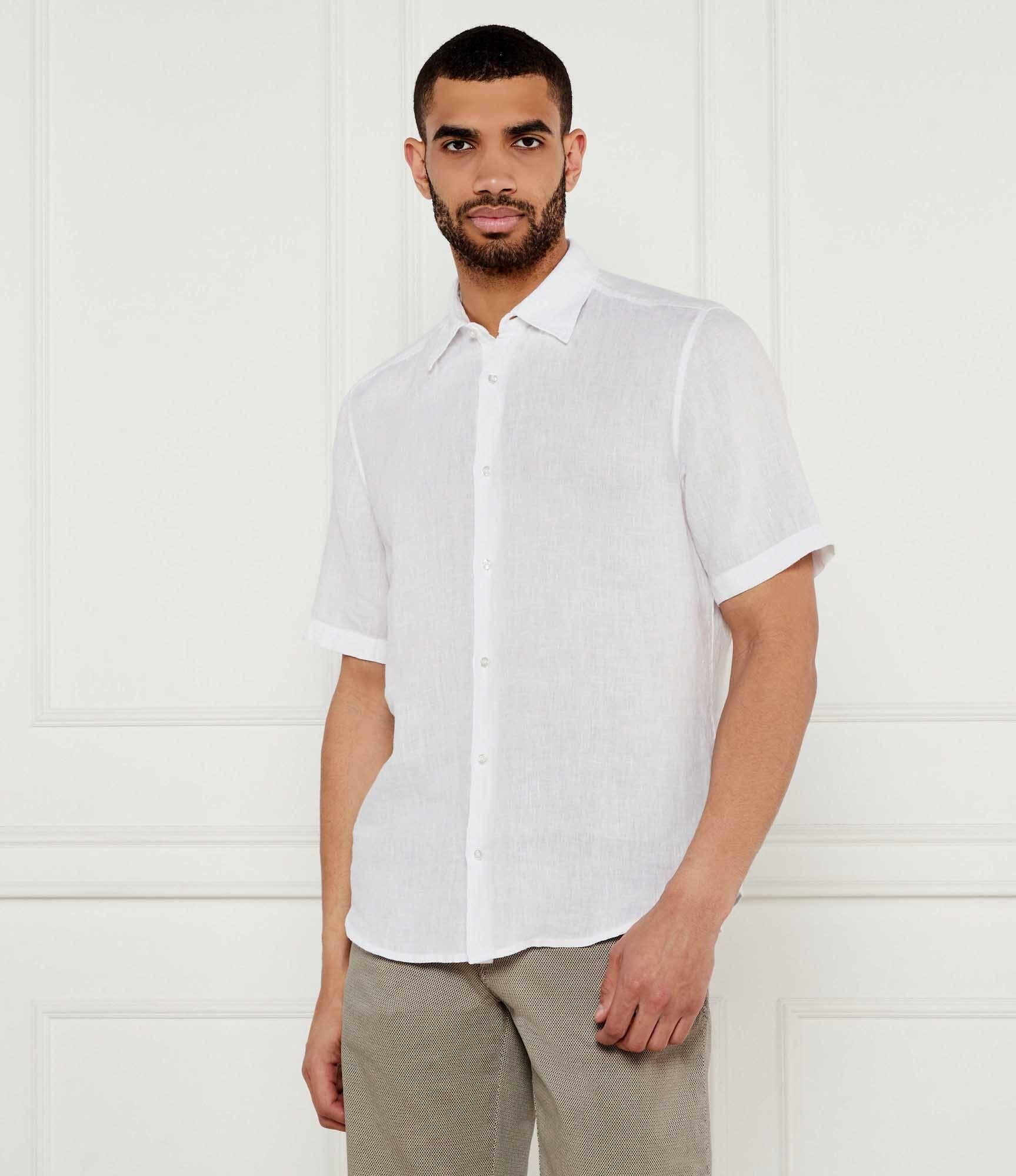 Camicia manica corta 50537382 10267858 01 100 BOSS White 