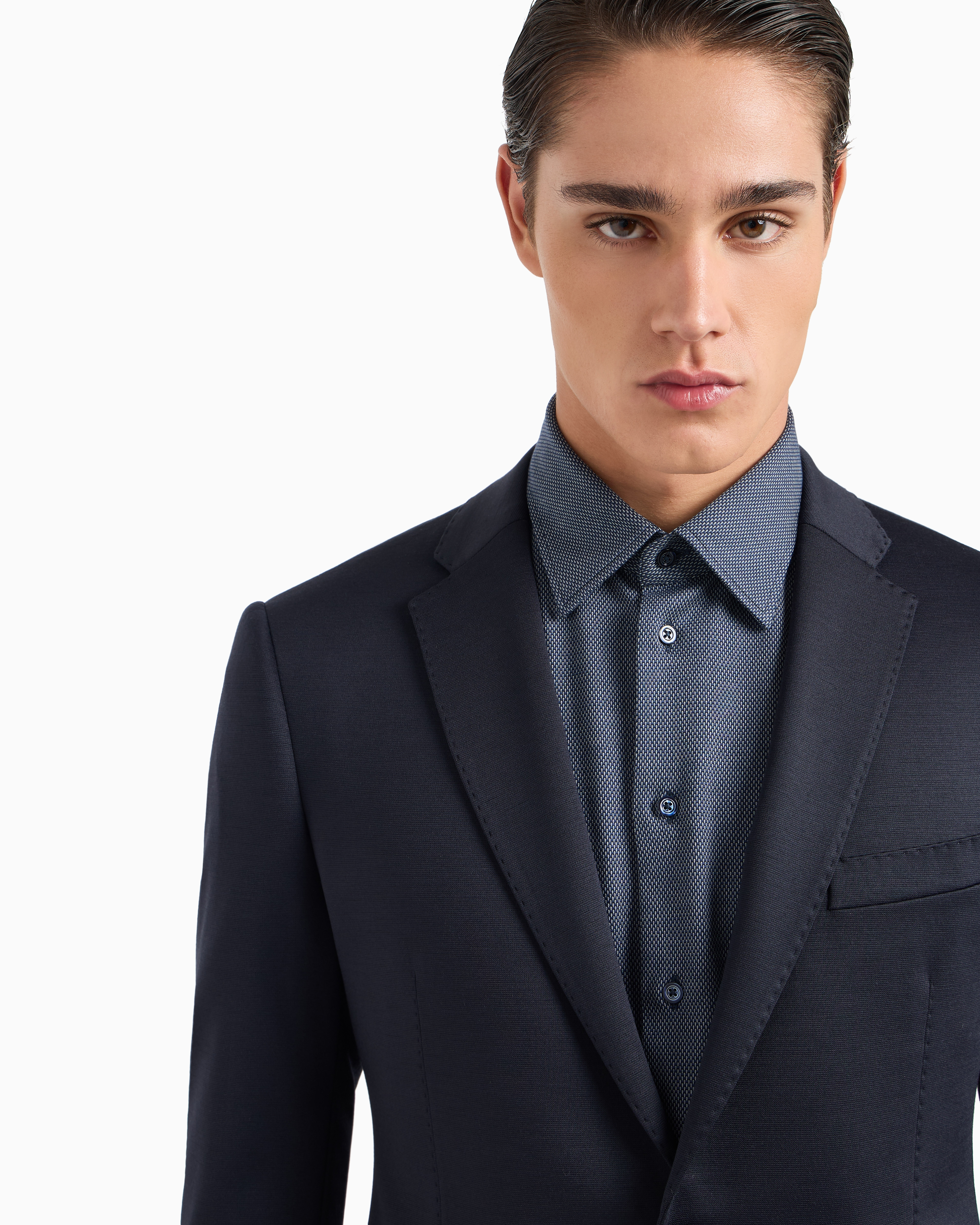 Abito in tessutto stretch EM000479 TE11061 UB109 EMPORIO ARMANI Dark navy 