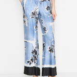 Pantalone in seta stampata D46EP087ED0 MFA36 ERMANNO FIRENZE Light blue 