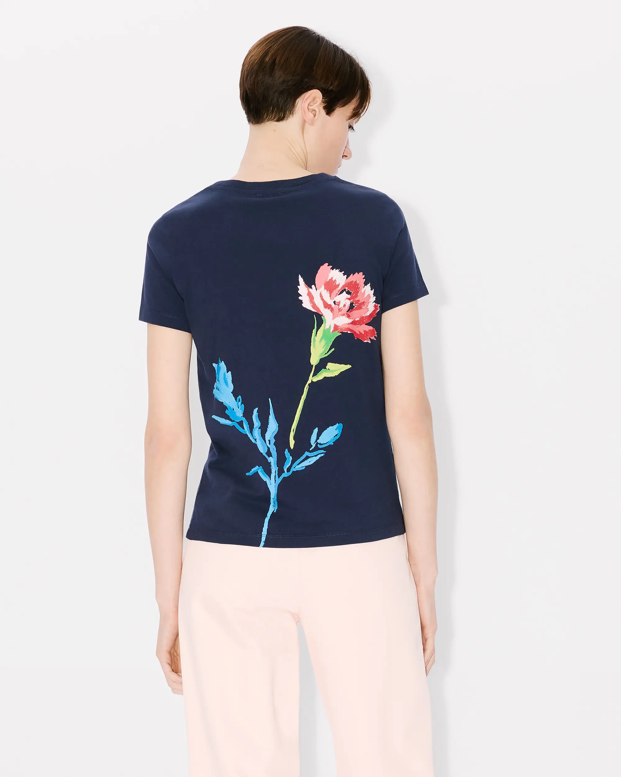T-Shirt manica corta FE52TS1044SO 77 KENZO Blue 