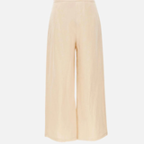 Pantaloni crop in tela ramié 2616131012600 060 MAX MARA STUDIO Corda 