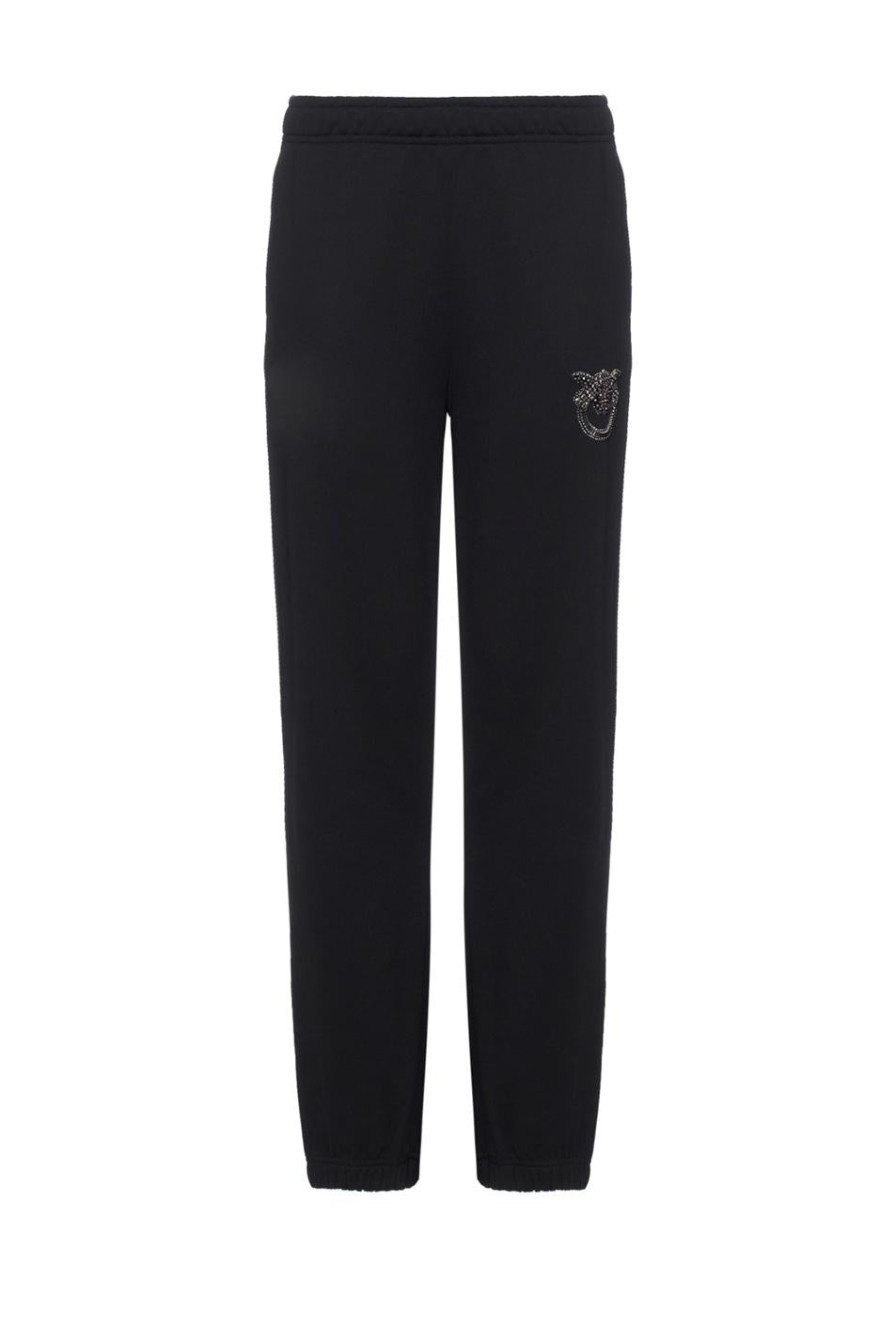Jogger in jersey di cotone 104790A2RO Z99 PINKO Nero limousine 