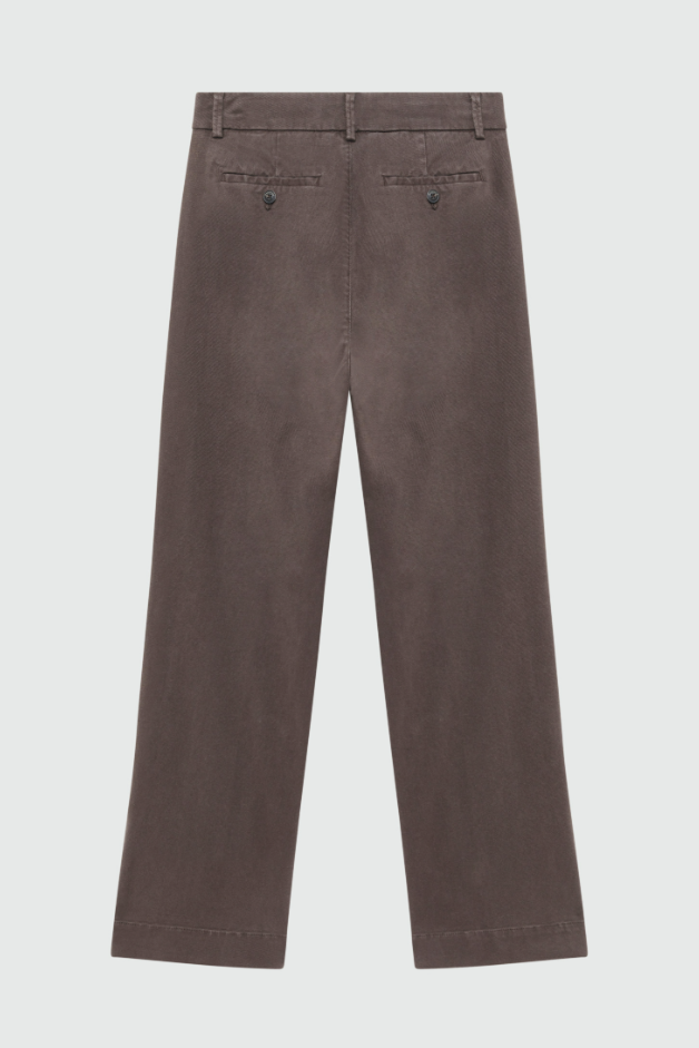 Pantalone flare in cotone RND041 P403 0112 0241 ROY ROGER'S Brown 