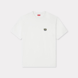 T-Shirt in cotone con ricamo FG55TS2054SG 02 KENZO Off white 
