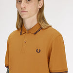 Polo manica corta M3600 T86 FRED PERRY Drk carml/nvy 