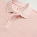 Polo Mackinack tinta in capo in piqué di cotone elasticizzato CFWOPO0065MRUT1483 4409 WOOLRICH Rose smoke 