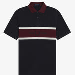 Polo con inserto ricamato M2421 102 FRED PERRY Black 