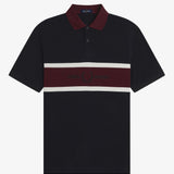 Polo con inserto ricamato M2421 102 FRED PERRY Black 