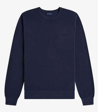 Maglione in piqué K1309 738 FRED PERRY Dark airforce 