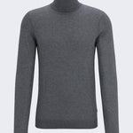 Maglia collo alto in lana merinos 50468262 10241489 01 030 BOSS Medium grey 