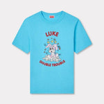 T-Shirt in cotone FG55TS1024SK 68 KENZO Turquoise 