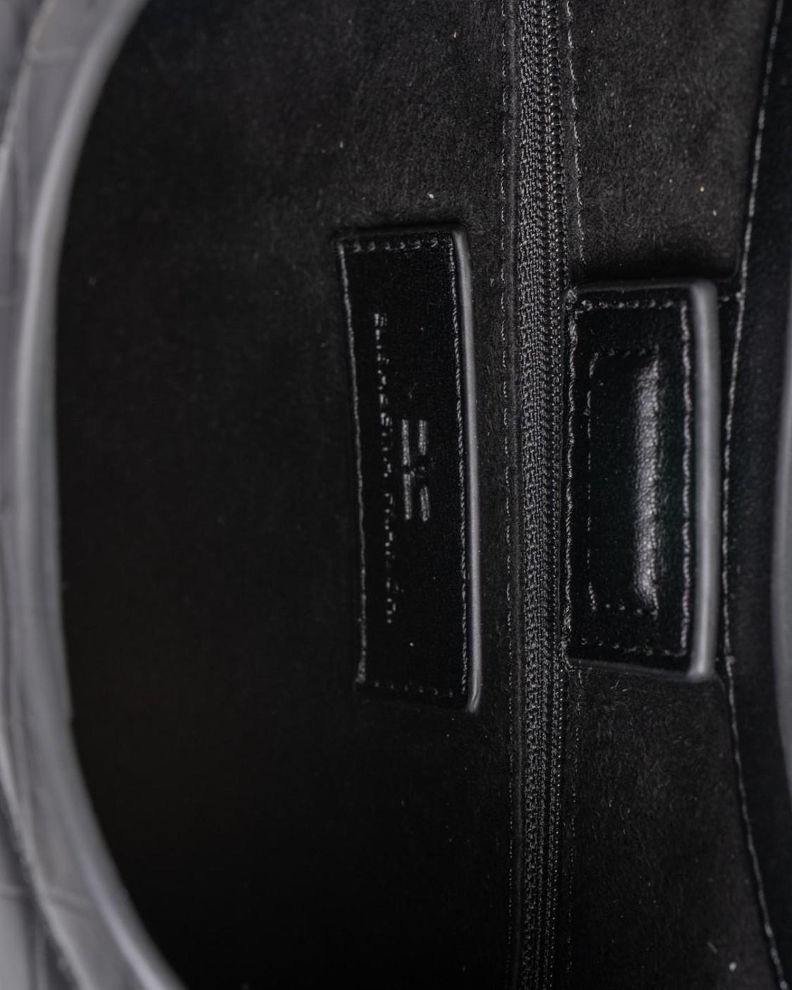 Borsa in ecopelle stampata BS28A58E2 110 ELISABETTA FRANCHI Black 