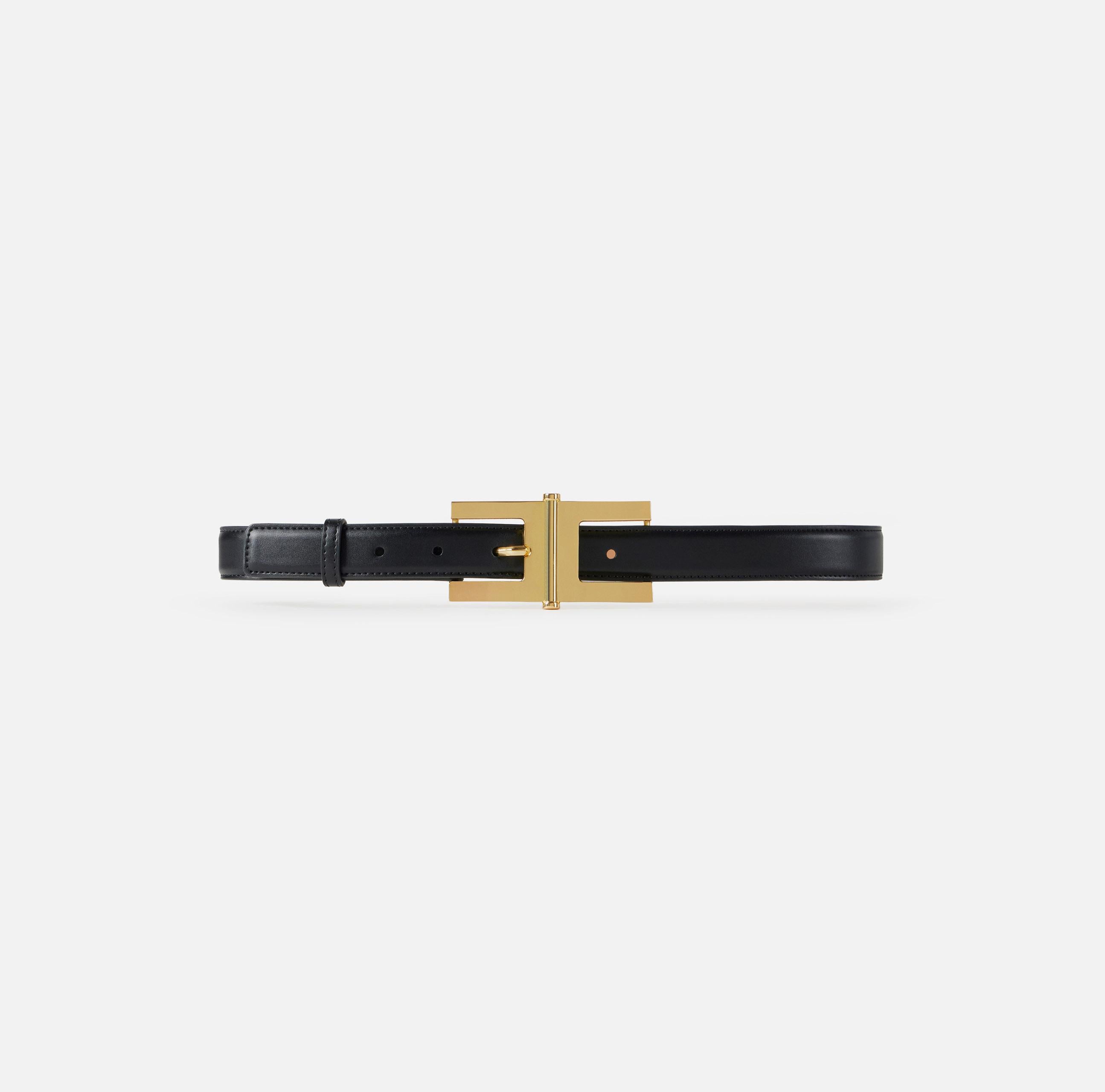 Cintura con fibbia logo CT57S57E2 110 ELISABETTA FRANCHI Nero 
