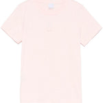 T-shirt maniche corte logo ricamato 100355A2HN N38 PINKO Rosa-castano pallido 
