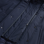 Giaccone con cappuccio CFWOOU0928MRUT3339 3989 WOOLRICH Melton blue 