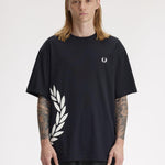 T-Shirt manica corta M2440 102 FRED PERRY Black 