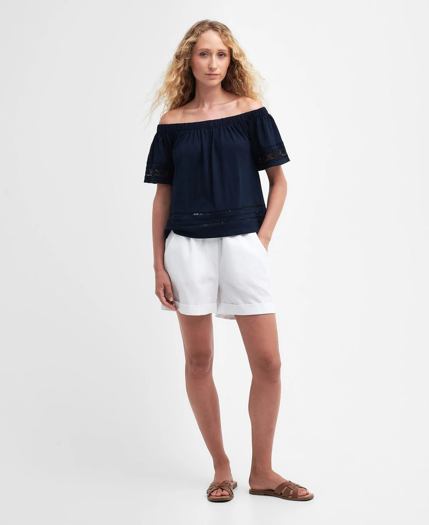 Maglia a spalle scoperte LML0852 LML NY73 BARBOUR Navy 