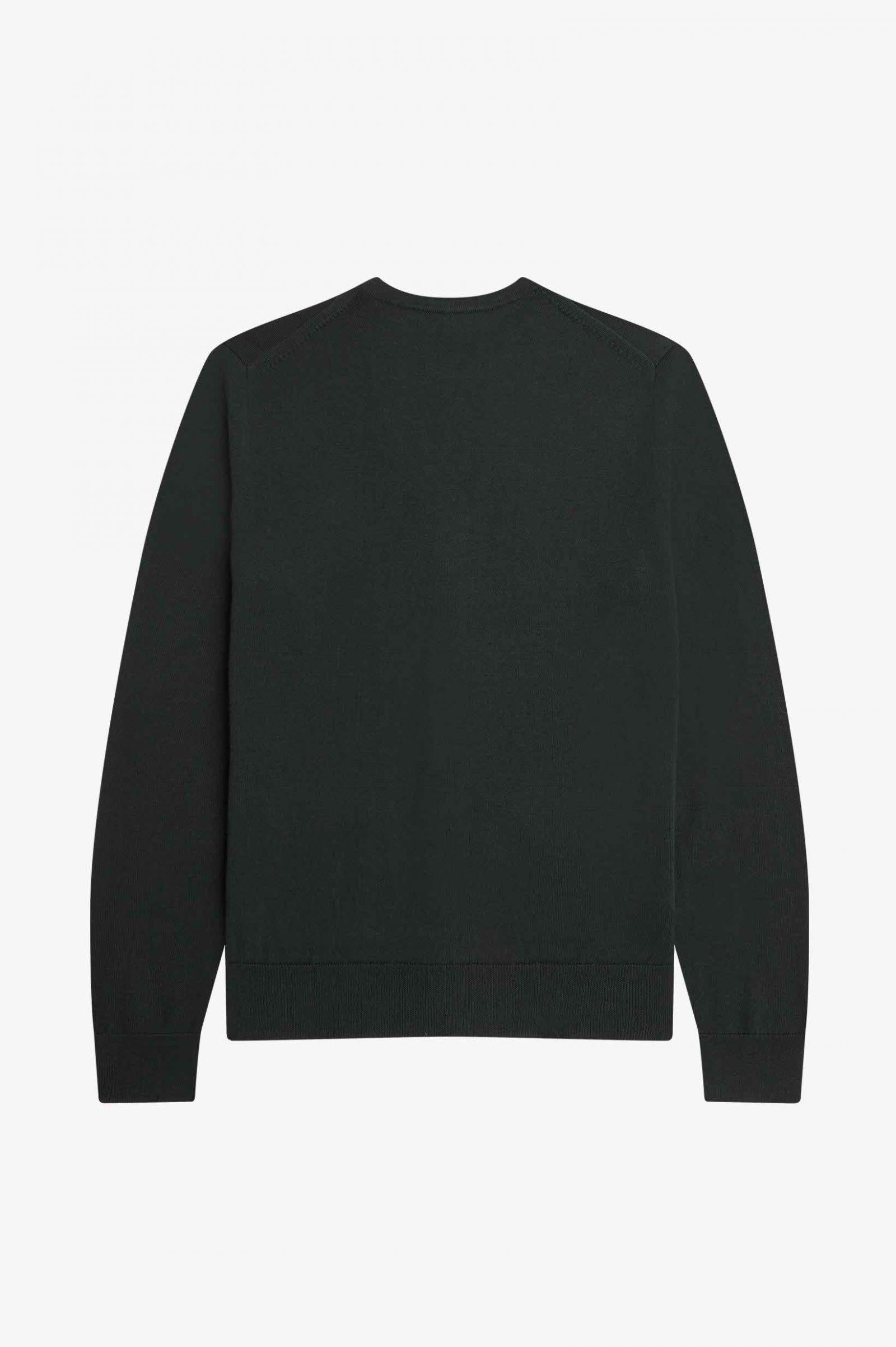 Cardigan in misto lana K9551 Q20 FRED PERRY Night green 