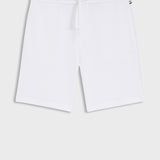 Bermuda in misto cotone con logo ricamato 50535884 10269584 01 100 BOSS White 