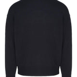 Maglia girocollo con aquila ricamata 6R1MXP 1MMAZ F558 EMPORIO ARMANI Dark grey 