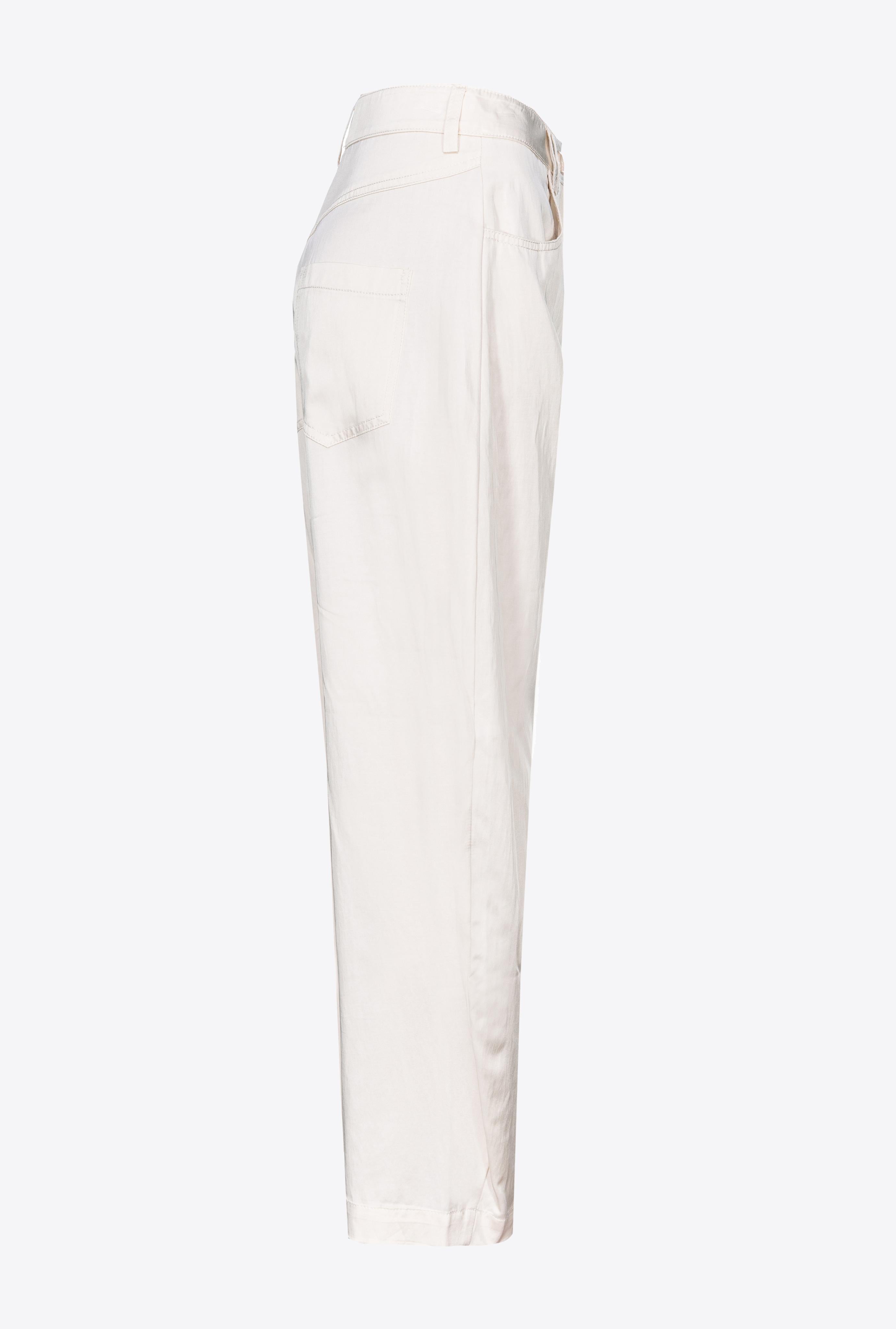 Pantaloni vestibilità comoda 103350A1U1 P97 PINKO Rosa 