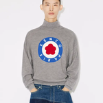 Maglia collo alto Target FD65PU4013BA 94 KENZO Pearl grey 
