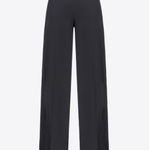 Pantaloni palazzo crêpe stretch 100331A20Q Z99 PINKO Black 