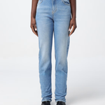 Jeans dritto stone washed 102908A0IC PJM PINKO Light blue 