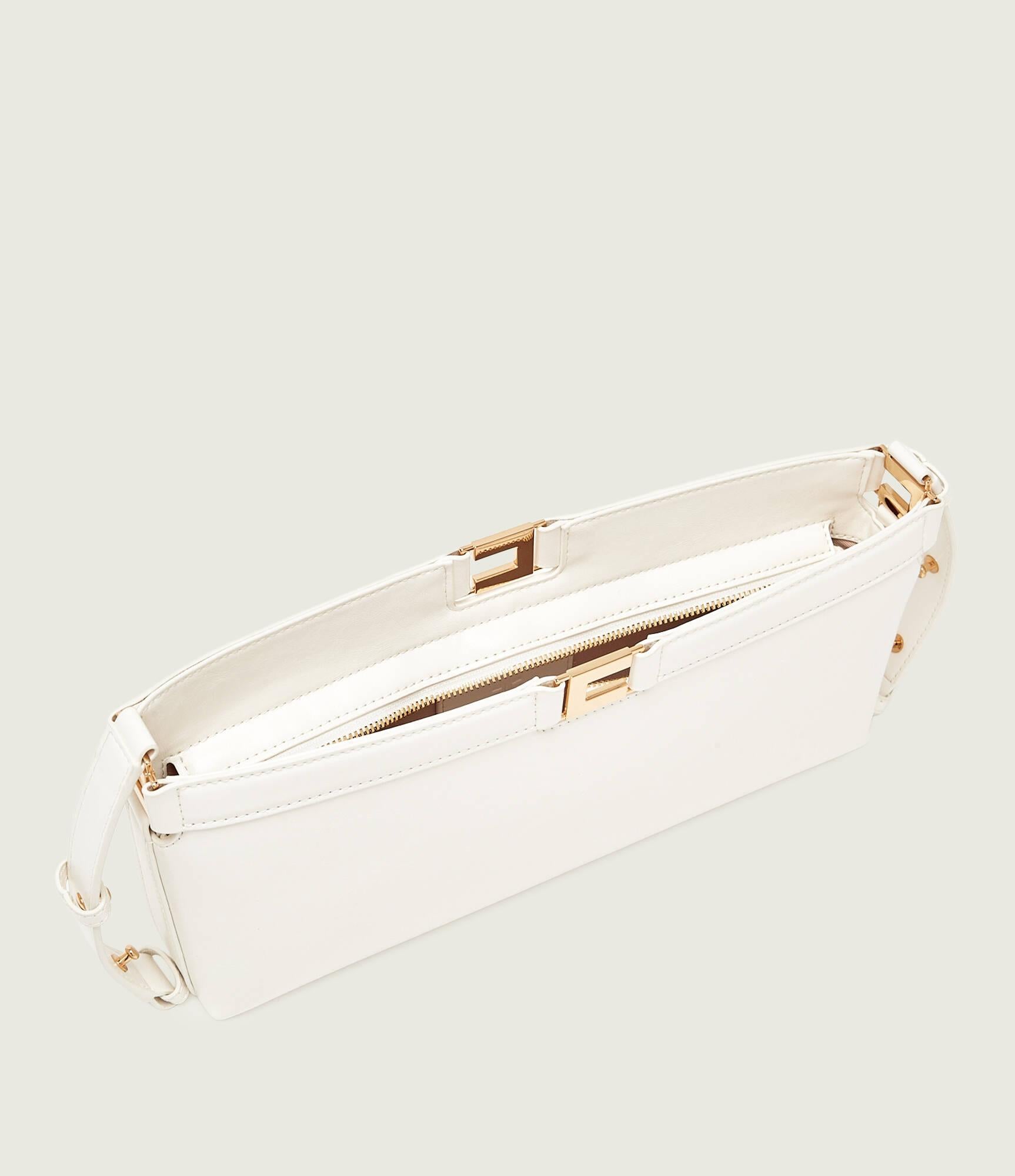 Borsa effetto naplak BS17A61E2 193 ELISABETTA FRANCHI Burro 