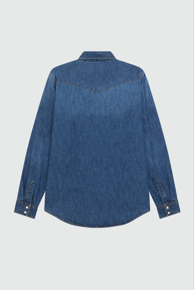 Camicia in denim stone washed RRU400 CP20 2798 0999 ROY ROGER'S Denim 