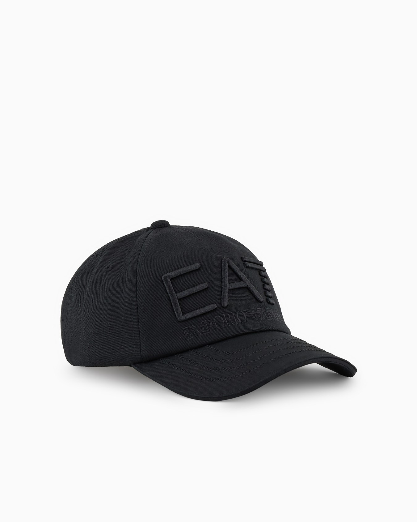 Cappello baseball in cotone 7X000052 AF13150 UC001 EA7 Black 