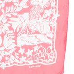 Foulard stampato D48ER002EC9 MFB36 ERMANNO FIRENZE Pink 