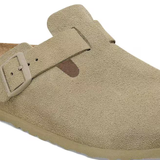 Sabot in pelle scamosciata BOSTON 1025844 FADED KHAKI BIRKENSTOCK Faded khaki 