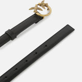 Cintura in pelle 100143A0F1 Z99Q PINKO Nero-antique gold 
