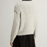Maglione in misto cotone alpaca e lana CFWWKN2013FRUF5002 103 WOOLRICH Light grey melange 